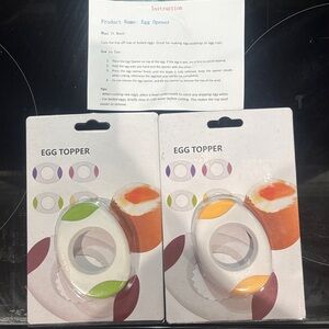 Egg Topper with Multicolor Accents